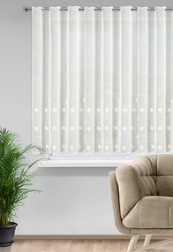 ZÁCLONA NA PÚTKACH BELLIS 350X145 CM KVETY