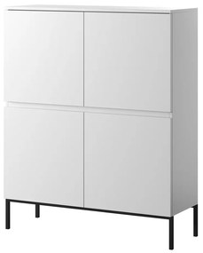 Skrinka Bennasi B1  (biela + čierna). Akcia -20%. Vlastná spoľahlivá doprava až k Vám domov. 1099105