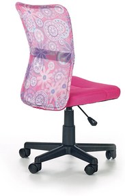 Detská stolička na kolieskach Dingo - ružová