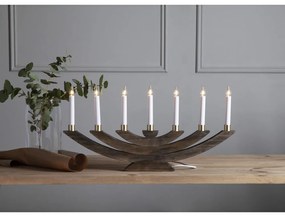 Hnedá vianočná svetelná dekorácia Navida – Star Trading