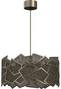 Luster na lanku CAMO 3xE27/15W/230V zlatá