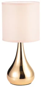 ACA DECOR Stolná lampa BELLATRIS, stmievateľná dotykom, ružová farba