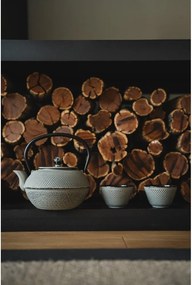 Sivá kanvica na čaj z liatiny 1,1 l Jang – Bredemeijer