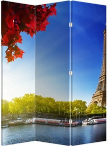 Paraván - Jeseň v Paríži (126x170 cm)