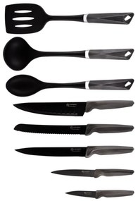 9 dielna sada nožov s kuchynským náradím
