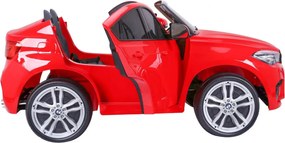 Ramiz BMW X6M XXL pre 2 deti Červené SUV + Pilot + Eco koža