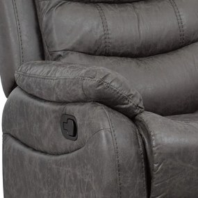 Polohovacie kreslo sivé TV-4086 GREY