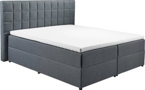 XXXLutz AMERICKÁ POSTEĽ, 180/200 cm, antracitová MID.YOU - Postele - 002220033801