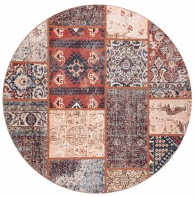 Koberec ANTIKA Ancient Rust patchwork terakota