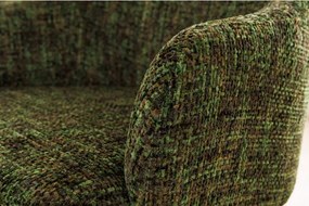 Stolička 45928 Art Living Látka Chenille Zelená  - Komfort-nábytok