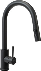 Rea Leo, 1-komorový oceľový drez 400x450x185 mm, čierna, ZLE-06002