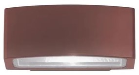 Ideal Lux - Vonkajšie nástenné svietidlo ANDROMEDA 1xE27/60W/230V IP55 hnedá ID163536