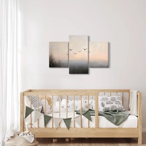 Obraz - Hejno vtákov (90x60 cm)