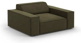 Zelené zamatové kreslo Jodie – Micadoni Home