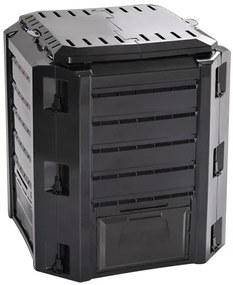 Kompostér COMPOGREEN, 380 lit., čierny