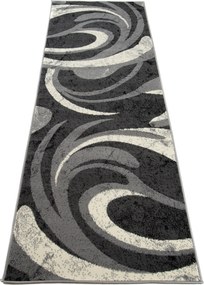 TA Koberec 2641A TMAVO SIVÁ LACNÁ PP CRM Rozmer: 70x300 cm