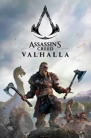 Plagát, Obraz - Assassin's Creed: Valhalla - Raid, (61 x 91.5 cm)
