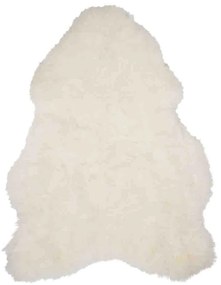 Slovenština  Biela kožušina z ovčej kože - 90 * 60 * 5 cm