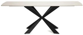 Jedálenský stôl TERRON 200 biely