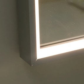 Bezdoteku Nemlžící kúpeľňové zrkadlo s LED osvetlením 90x70 cm KZ4