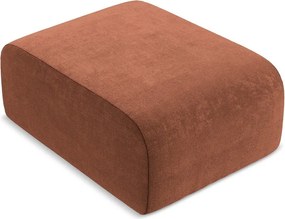 Ženilková podnožka v terakotovej farbe Lani – Makamii