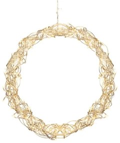 Svietiaca LED dekorácia Star Trading Curly, ø 50 cm