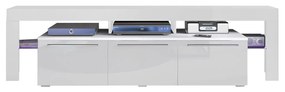 TV skrinka Quatro 150 Plus, Farby: biela / biely lesk
