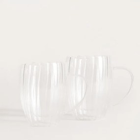 Sada dvoch hrnčekov CEMBRA s dvojitým dnom 760426 300 ml