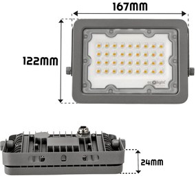 ECOLIGHT LED reflektor 30W 3000l PREMIUM LINE - studená biela