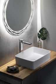 Sapho Sapho, THIN umývadlo na dosku Ø 39 cm, bielá mat, WN185