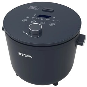 MEGAKOMBO Nízkosacharidový ryžovar BestBerg BBRC-10 + Pákový espresso kávovar s napeňovačom mlieka BestBerg BBCF-2032