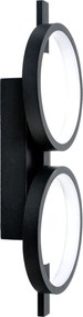 Toolight Toolight, LED nástenné svietidlo, 13W, 4000K, 1500lm, APP1917-W, čierna, OSW-66062