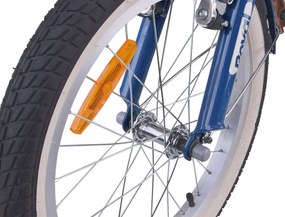 RoyalBaby Roztomilý mestský detský bicykel s košíkom Eurocle 18 palcov RB18B-38 modrý