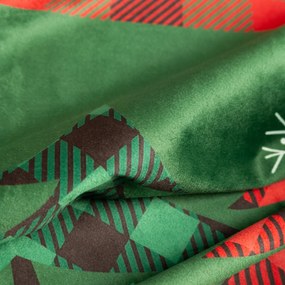 VIANOČNÝ ZATEMŇOVACÍ ZÁVES NA KRÚŽKOCH FELIKS 140X250 CM VZOROVANÁ