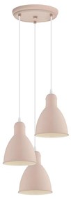 EGLO 49084 - Luster na lanku PRIDDY-P 3xE27/60W/230V