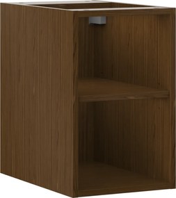 Mexen Box-A, otvorená skrinka s policou 30 cm, orech, 91AX2-0300-470-0-86