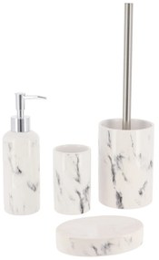 Kúpeľňový pohár Nardi Marble, biela, 200 ml