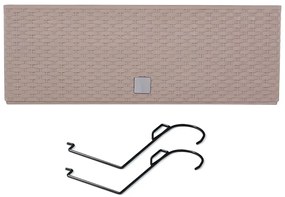 Truhlík RATO CASE W s háky a vkladem mocca 39,5cm