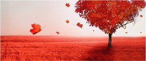 Obraz - Strom lásky (120x50 cm)