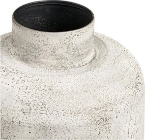 Krémovobiela kovová vysoká váza (výška 60,5 cm) Hou – House Nordic