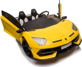 LEAN CARS Elektrické autíčko Lamborghini Aventador SX2028 žlté