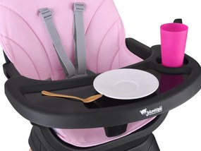 JOKOMISIADA Multifunkčné otočné detské kresielko na kŕmenie 6 v 1 ZA5659