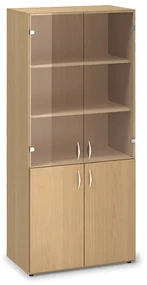 Vysoká skriňa ProOffice 80 x 47 x 178 cm, buk