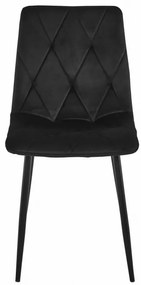 Jedálenský stôl NP so štyrmi stoličkami LIBRA čierne