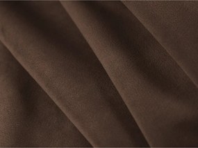 Hnedá čalúnená dvojlôžková posteľ s úložným priestorom s roštom 180x200 cm Mount – Micadoni