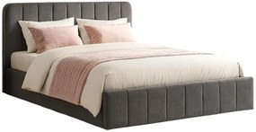 Posteľ AVENA 180 tm. šedá