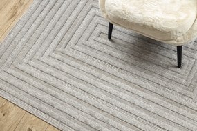 Koberec SANTO SIZAL 0999 Geometrický, sivý