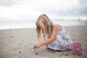 Scrunch silikónové vedierko, Dusty Rose