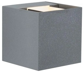 Paulmann 18000 - 2xLED/3W IP65 Vonkajšie nástenné svietidlo CYBO 230V šedá