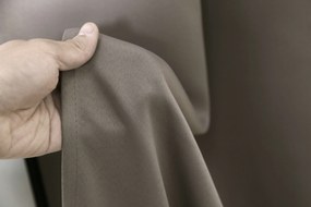 Sivo hnedý záves OXFORD 140x250 cm Zavesenie: Kovové krúžky